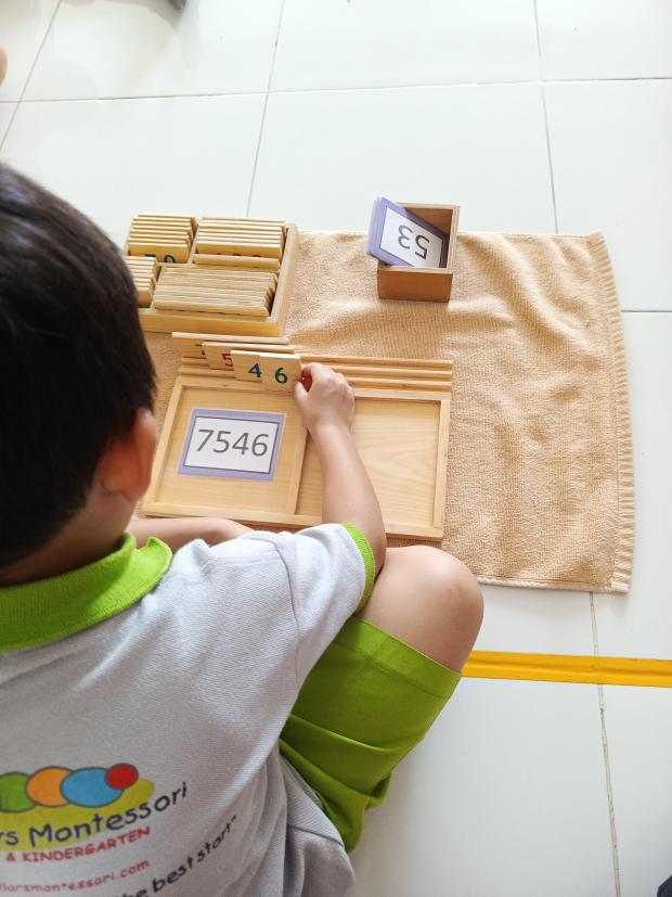 Montessori classroom materials